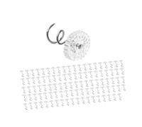 Baoblaze Pinces à draps sans, épingles en spirale pour coussins de canapé et couvertures, fixations à clous antidérapantes faciles à utiliser pour la, 100 Pieces