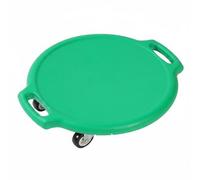 Baoblaze Planche d'Équilibre Enfant Planche Rouleau Planche à roulettes Éducative Scooter d'Intérieur Jouet Moteur avec Plateforme Ronde Stable et Roulement, Vert