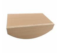Baoblaze Planche d'Équilibre Pilates Planche de Balance Planche de Plateau d'Instabilité en Bois Renforcé pour Stabilité Centrale et Posture avec Base Courbe, Bois