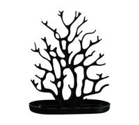 Baoblaze Plateau à Bijoux, présentoir à Bijoux, décoration d'intérieur, Ornement Tendance, Support pour Boucles d'oreilles, Tour d'arbre, Support, Noir