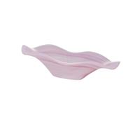 Baoblaze Plateau de Fruits Bol Décoratif Plateau En Verre Plateau Centre de Table Présentoir à Fruits pour Table Salon Bureau 22.2cmx22.2cmx6.6cm Adapté à L'Ac, Rose