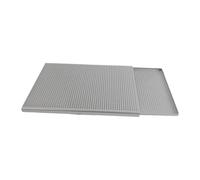 Baoblaze Plateau de Pâtisserie Moule à Biscuits Plaque de Four Rectangulaire Perforée Aluminium Anodisé Anti-déformation Entretien Simple Adapté à La Préparati, Épaisseur 2 Mm