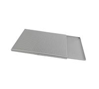 Baoblaze Plateau de Pâtisserie Moule à Biscuits Plaque de Four Rectangulaire Perforée Aluminium Anodisé Anti-déformation Entretien Simple Adapté à La Préparati, Épaisseur 1.5 Mm