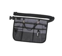 Baoblaze Poche d'équipement Multi-Compartiments, Organisateur d'allaitement, Sac de Ceinture, Pochette d'infirmière, Sac de Taille pour Femmes, Sac, Gris Foncé