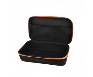 Baoblaze Pochette de Rangement pour Perceuse Électrique à Coque EVA Semi-rigide Tissu Oxford Compartiment Séparateur Grille Fermeture Éclair Épaisse Poignée, Orange