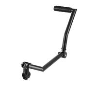 Baoblaze Poignée de coupe-bordures pliable pour arbre rond, poignée ergonomique réglable et portable pour l'aménagement paysager et le jardin, Noir