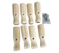 Baoblaze Poignée de Jeu de Football de Table Bois Pièce Essentielle pour Barre de -Foot Installation Pratique Amélioration de la Prise Adaptée au Jeu Compétitif Séances de Détente à la Maison, Wood