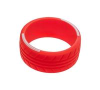 Baoblaze Poignée de Volant pour Transmetteur RC Élément pour Télécommande à Distance Silicone Souple et Agréable Facile à Installer Sans Outils Adaptée Aux Ama, Rouge