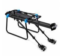 Baoblaze Porte-Bagages Vélo Arrière Porte-Bagages Support Porte-sacoches Porte-Cargo en Alliage d'Aluminium Robuste avec Haubans Latéraux Réglable et Démontage