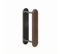 Baoblaze Porte-Cintres à Barre Fixe | Design Profilé Bas, Étagère Rangement Adhésif Fixation, pr Entrée, Marron