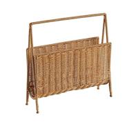 Baoblaze Porte-Revues, Présentoir, Porte-Journaux, Étagère Polyvalente, Rangement de Livres, Panier Tissé pour Le Salon