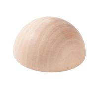 Baoblaze Pottery Plate Press Outil Principal En Bois Accessoire Demi-rond pour Argile Outil de Façonnage Plat Assiette Bol Surface Polie Adapté à La Création D, 18cm