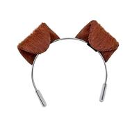 Baoblaze Poupée chien oreille bandeau coiffeur cosplay accessoire anime oreilles animaux couvre-bande de bande de bande pour poupée bjd halloween fête, 3x4x6cm