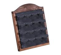 Baoblaze Présentoir à Boucles d'oreilles, présentoir à Bijoux, pour Boucles d'oreilles, Crochets, Commode, Vente, Salon Professionnel, Gris Brun Foncé