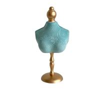 Baoblaze Présentoir de Colliers et de Bijoux, présentoir décoratif pour Magasin, Support de Photographie, Mannequin pour Colliers et Photographies, avec Une Base Haute, 16cmx36cm