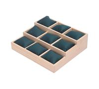 Baoblaze Présentoir de Montres avec Coussins, Organisateur de Bijoux, présentoir de Bracelets pour Magasin, Vert Foncé