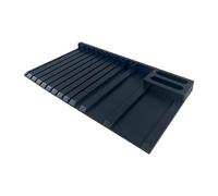 Baoblaze Présentoir de Pièces de Maquette Étagère Support pour Assemblage Rangement D'Outils Accessoire Solide en PP Adapté à La Fabrication de Modèles Atelier, 32.5x18.5x2.5 Cm