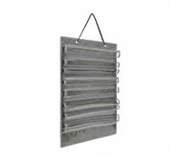 Baoblaze Présentoir Mural pour Médailles Organisateur Ceintures Taekwondo Support Rangement en Feutrine avec Poches Transparentes pour Afficher Uniformes, Array, Gris Moyen