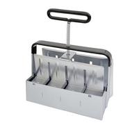 Baoblaze Presse à Mottes de Terre Outil de Jardinage Moule à Mottes Compacteur à Formeur de Cubes Acier Épais Longue Durée Nettoyage Facile Gabarit Stable Adaptée au Préparation de Potager Familial