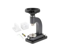 Baoblaze Presse à Réparer avec Surface Travail Socle Rectangulaire pour un Positionnement Fiable Convient aux Horlogers et Joailliers, Gris