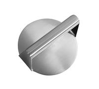 Baoblaze Presses à Hamburger Presse à Hamburger Outils de Cuisson Accessoires de Plaque Chauffante Presse à Viande Manuelle Smasher pour La Cuisso, Argent rond