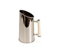 Baoblaze Professionnel Ouvre-Bouteille Levier Spirale avec Construction en Acier Inoxydable et Détails en Laiton Prise, 18 11 H26cm, Seau À Vin avec Poignée Blanc Cassé
