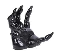 Baoblaze Prop Main D'Halloween Noir Fausse Main D'Halloween Effrayant Morceau Cadavre Factice Fête, Style A
