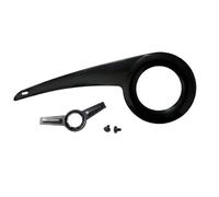 Baoblaze Protège- Vélo Support Couvercle Circulaire Long Gar Chaîne Anti-débris en Plastique PP pour Pignon 32-38T Adapté aux Vélos Route Déplacements Urbains, Noir