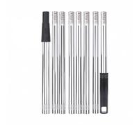 Baoblaze Rallonge Peinture Poignée Texturée Antidérapant Manche Télescopique Peinture Tête En Plastique pr Peintres Amateurs, 2,1M