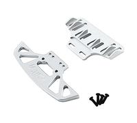 Baoblaze RC Car Bumpers Conçus pour 1/28 Rc Voiture Télécommandée Pare-chocs avant Arrière Pièces de Rechange Durables Faciles à Poser Adaptés à La Personnalis, Argent