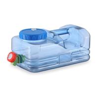 Baoblaze Récipient Portable pour Liquides Contenant d'Eau Potable Seau de Stockage Bouteille de Transport Fabriqué en PC avec Poignée Intégrée Convient pour Aventure Extérieure Camping, 5.5L