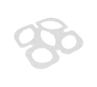 Baoblaze Règle de Couture d'angle Rond Modèle de Couture d'angle de Cercle Modèle de Cercle en Acrylique Transparent, 19 Cm X 18.5 Cm X