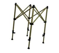 Baoblaze Rehausseur de pieds de table pliable réglable pour barbecue, bricolage, cuisine, réparation, Yellow S