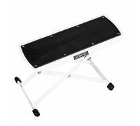 Baoblaze Repose-pied Pliant Tabouret Support Métal Compact Antidérapant Ajustable pour Guitariste Pratique Concert Studio, Noir+Blanc