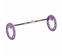 Baoblaze Roue de Fitness Double Rouleau Roue d'Exercice Roue Abdominale Roue Taille Double Roue pour Meilleure Stabilité et Confiance Pendant les Séries, Violet
