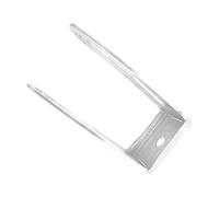 Baoblaze Roue de Rechange de Chariot Pliable de 7 Pouces en Caoutchouc à Double Roulement pour Chariot à Main, Le Noir, 11.5cmx6cm