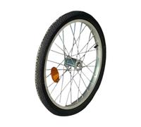 Baoblaze Roue de remorque Roue de Secours Installation Facile à Forte capacité de vélo extérieur Grande Traction Remplacement léger, 14 Po