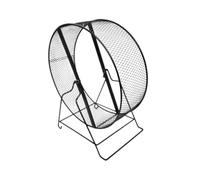 Baoblaze Roue d'exercice du Hamster métallique avec Grille, Accessoires Robustes en Cage en Maille antidérapante, Roue de Course silencieuse pour Les hérissons, 32cm