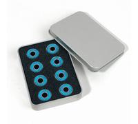 Baoblaze Roulements de Patins à Roulettes Roulement Skateboard Roue Élément de Réglage en Acier et Caoutchouc pour Roulement Régulier et Confort Adaptés à, Bleu