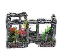 Baoblaze Ruines de Colonnes Romaines pour Aquarium - Ornement D'aquarium Artisanal