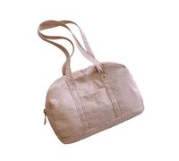 Baoblaze Sac à Bandoulière Sac Fourre-Tout Pochette sous L'Aisselle Sac Quotidien pour Dames Léger en Tissu Souple Approprié pour Le Travail et Les Sorties Dé, Rose