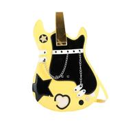 Baoblaze Sac à Dos en Forme de Guitare, Portefeuille Fantaisie, Sac à Main pour Voyage, Vacances, Rendez-Vous, Jaune