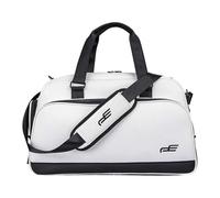 Baoblaze Sac de Duffel Sac de Sport Fourre-Tout Compartiment à Chaussures Imperméable Bandoulière Amovible Capacité Élevée Adapté Aux Gymnase Lo, Blanc