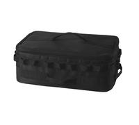 Baoblaze Sac de Rangement Camping Étui Transport Poignée Complète Organisateur Objet Cuisine Oxford Garnissage Protecteur Convient Au Camping R, noir