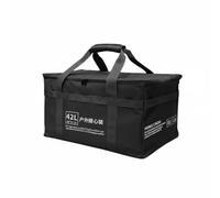 Baoblaze Sac de Rangement Extérieur Sac de Transport Camping Outdoor Fourre-tout Étanche Grande Capacité 42L en Tissu Oxford 600D avec Poignées Renforcées et, Noir, Noir Encre, 42L Grand