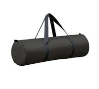 Baoblaze Sac Tente Poteaux Sac à Main Rangement Équipement de Sport Oxford avec Fermeture Éclair pour Camping Randonnée Alpinisme Pêche Convient à L'Org, 19 Cm Noir