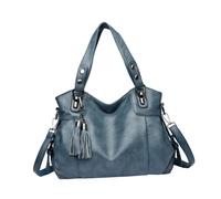 Baoblaze Sacs à Main pour Femmes, Pochette Tendance, Sac à bandoulière pour Dames, pour Faire du Shopping, Sortir, Travailler, Bleu