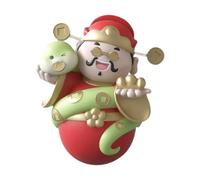 Baoblaze Sculpture de, Figurine Du Dieu de pour Bureau, rouge