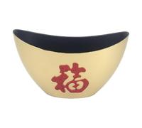 Baoblaze Seau à fleurs, vase, pot de fleurs, 2026 Festival du Printemps, grand pot pour composition florale, or, 24cmx15cm