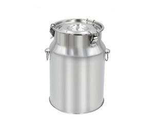 Baoblaze Seau à Lait En Acier Inoxydable pr Machine à Traire Robuste Accessoire Traite Pratique pr Ferme Laitière, 10L
